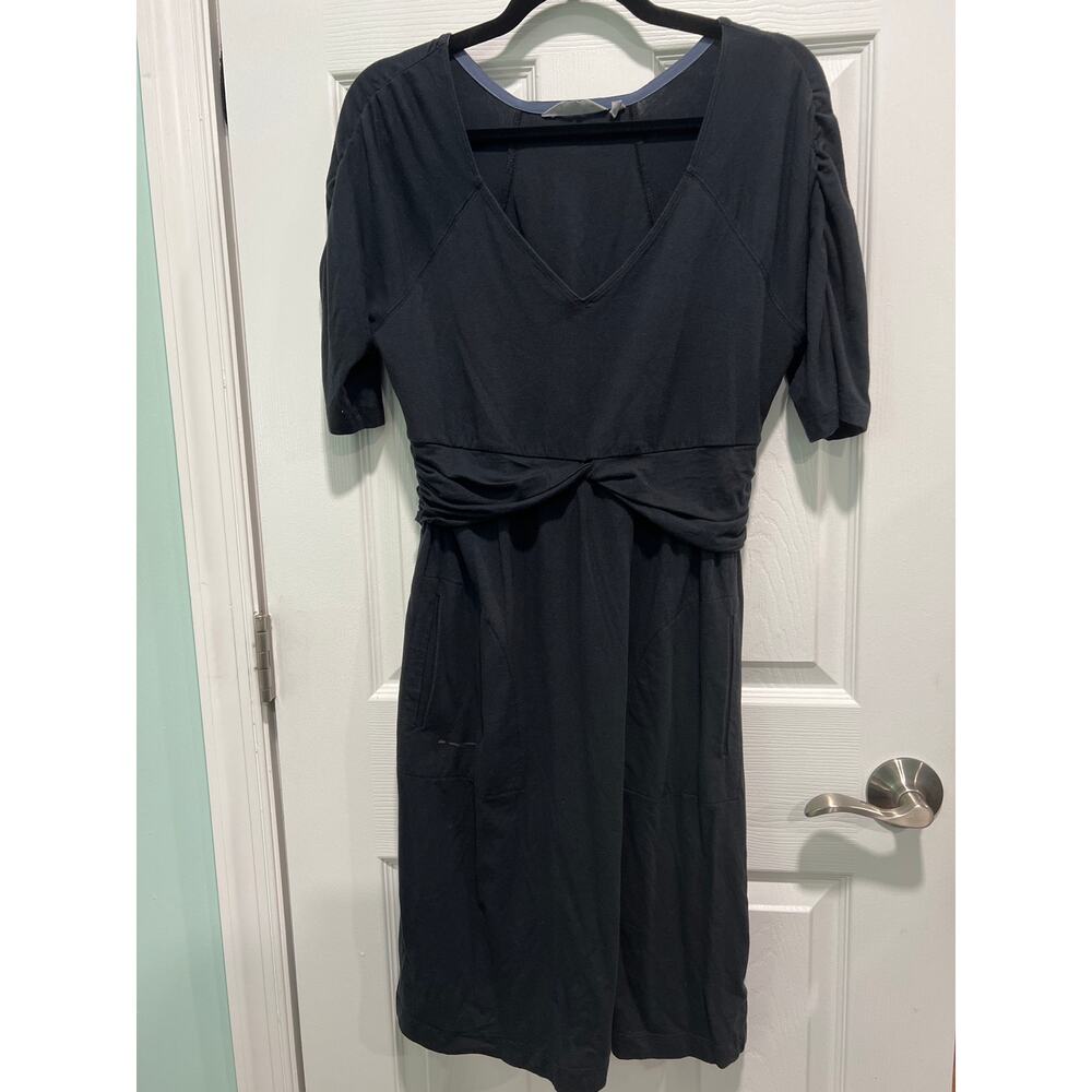 Athleta Black Womens Athleisure Dress Size L with Pockets